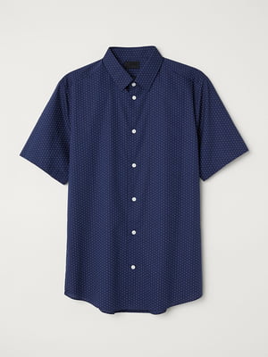 Рубашка синяя в крапинку | 5660900