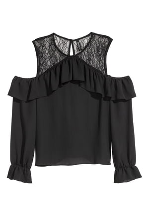 Блуза черная | 5662635