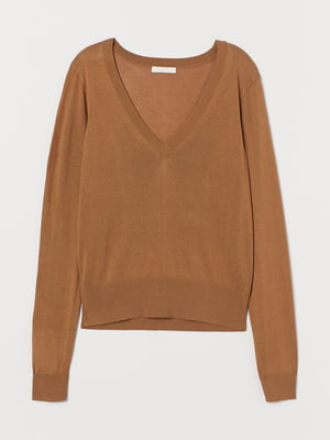 Пуловер коричневий | 5677641