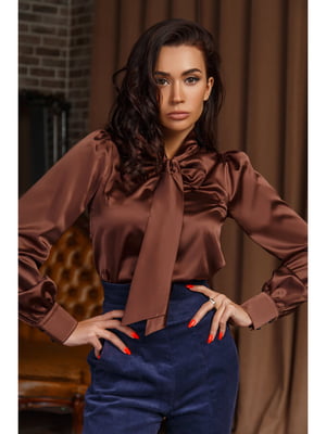 Блуза коричнева | 5291069