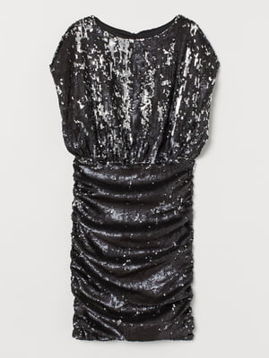 Сукня темно-сіре декороване | 5680234