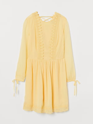 Платье желтое | 5680452