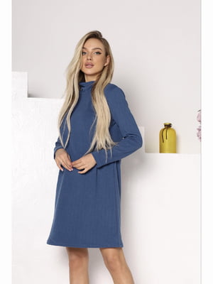 Сукня-светр синя | 5691264