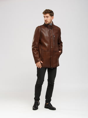 Куртка коричневого кольору | 5694996