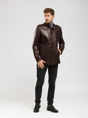 Куртка коричневого кольору | 5695017