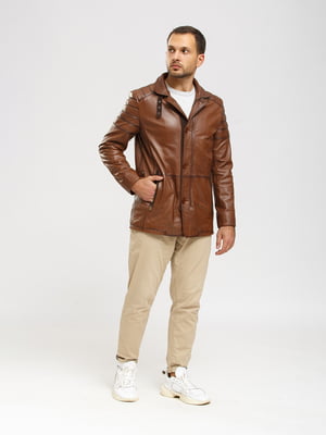 Куртка коричневого кольору | 5695031