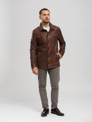 Куртка коричневого кольору | 5695100