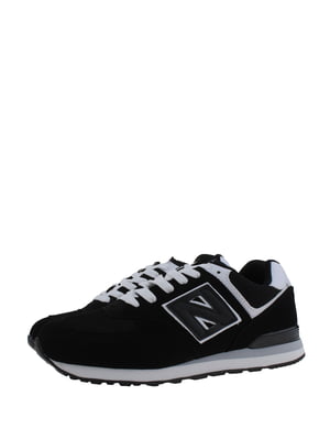 Кросівки чорні з логотипом | 5507015
