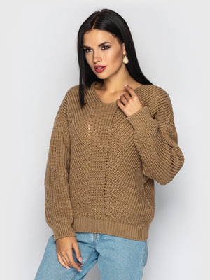 Пуловер коричневий | 5697735