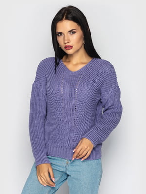 Пуловер лавандового кольору | 5697736