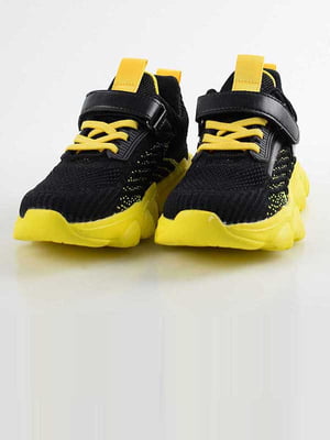 Кросівки чорно-жовті | 5645553
