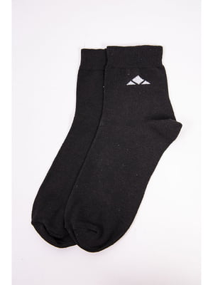 Шкарпетки чорні з малюнком | 5703844