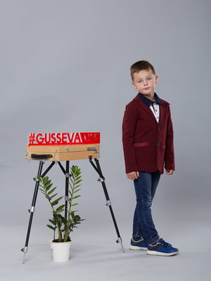Пиджак бордовый - Gusseva KIDS - 5706480