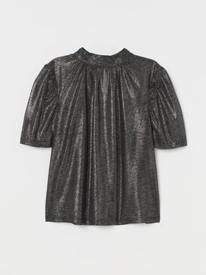 Блуза чорна з декором-малюнком | 5702830
