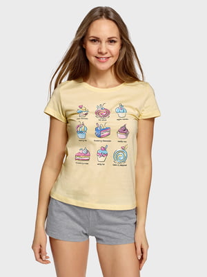 Пижама: футболка и шорты | 5721033