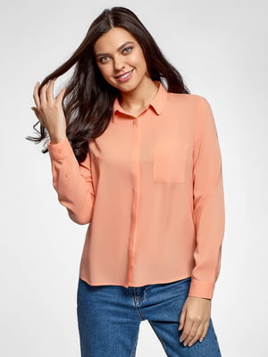 Блуза персикового кольору | 5721411
