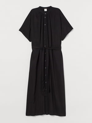 Платье-рубашка черное | 5722162
