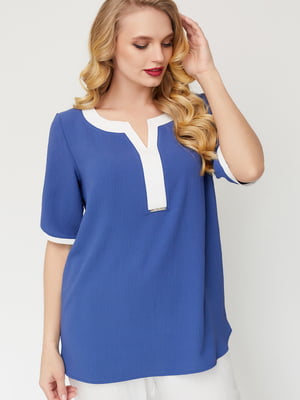 Блуза синяя | 5729113