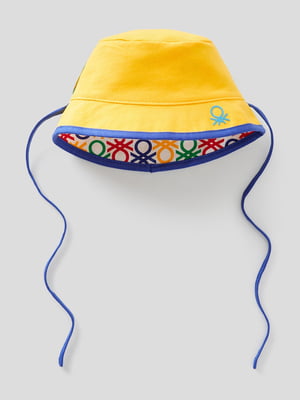 Панамка комбінованого кольору з логотипом | 5732710