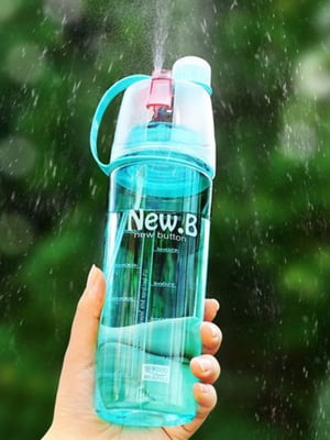 Пляшка спортивна для води з розпилювачем New B (600 мл) | 5738105