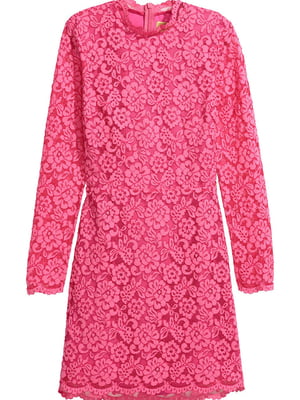 Платье розовое с узором | 5751271