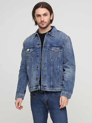 Куртка джинсовая синяя | 5751438