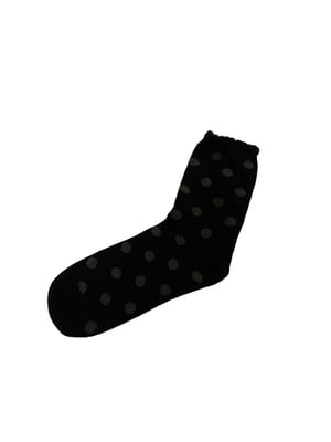 Шкарпетки чорні в горошок | 5754819