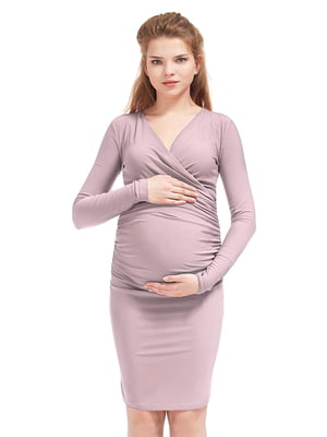 Сукня для вагітних світло-рожева | 5770544