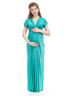 Сукня для вагітних бірюзового кольору | 5770555