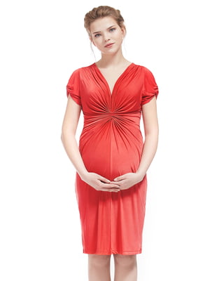 Платье для беременных кораллового цвета | 5770563