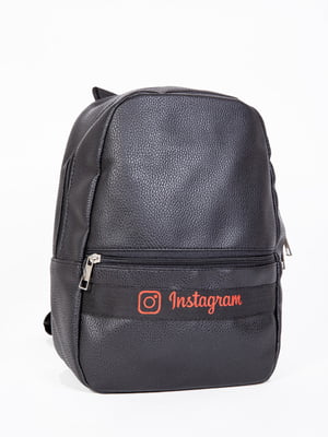 Рюкзак чорний з логотипом | 5773294