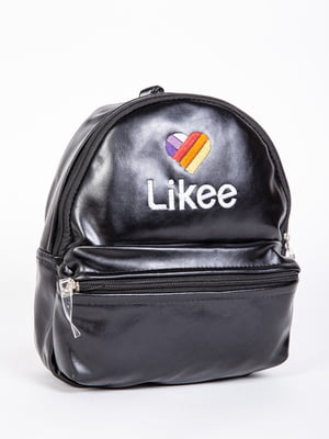Рюкзак чорний з логотипом | 5773304