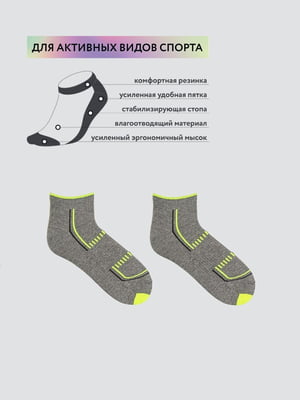 Шкарпетки сірі | 5774907