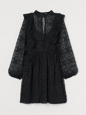 Сукня чорна з візерунком | 5779416