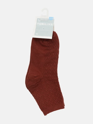 Шкарпетки бордові | 5783207