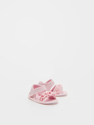 Пинетки-сандалии розовые | 5784502
