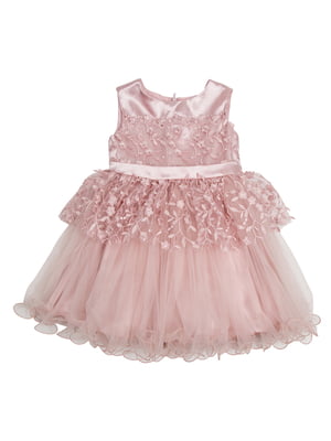Платье розовое с узором | 5789897