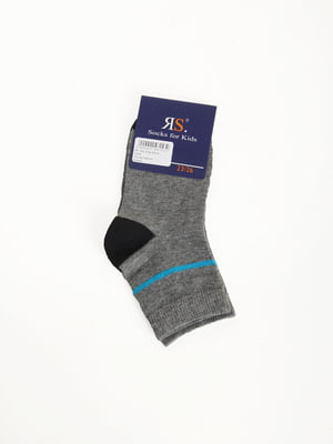 Шкарпетки сірі в смужку | 5797430