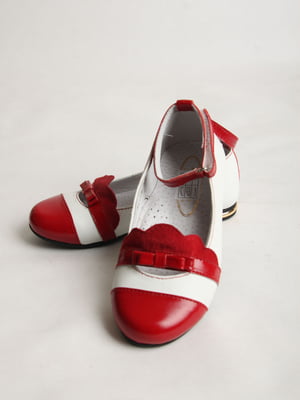 Туфли бело-красные | 5791269