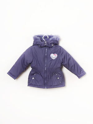 Куртка фіолетова з малюнком | 5789467