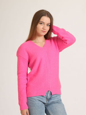 Пуловер рожевий | 5797294