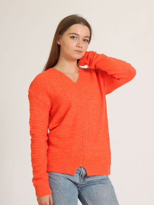 Пуловер оранжевый | 5797297