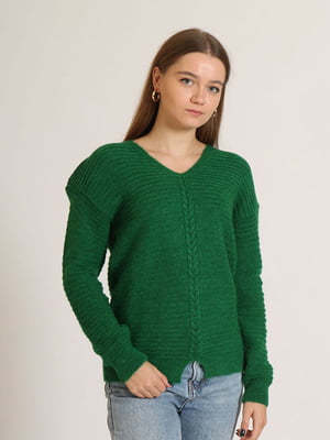 Пуловер зелений | 5797298