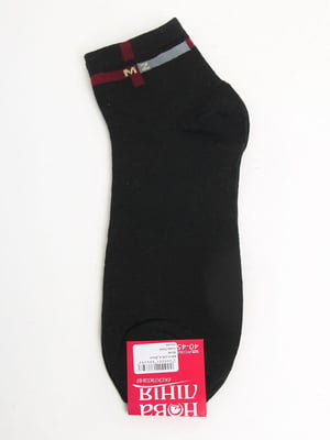 Шкарпетки чорні з логотипом | 5798567