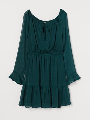 Сукня зелена з декором | 5799297