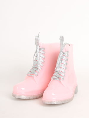 Ботинки резиновые розовые | 5789038
