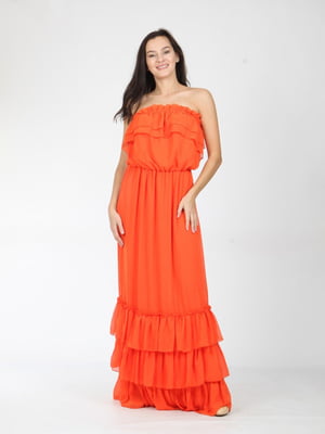 Платье оранжевое | 5789661