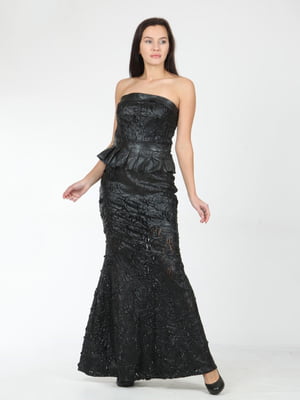 Сукня чорна з візерунком | 5796252