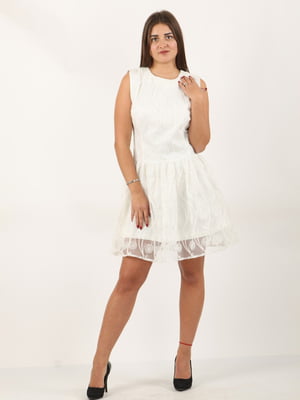 Сукня біла з візерунком | 5798191
