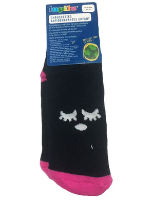 Носки черные с рисунком утепленные | 5806632